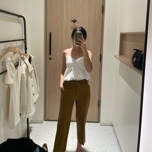 BRAND NEW Club Monaco Round Buckle Trouser Pantalons